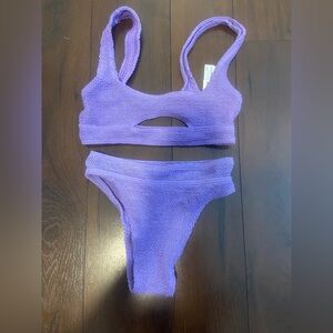 Bond eye purple bikini one size women swim bathing suit